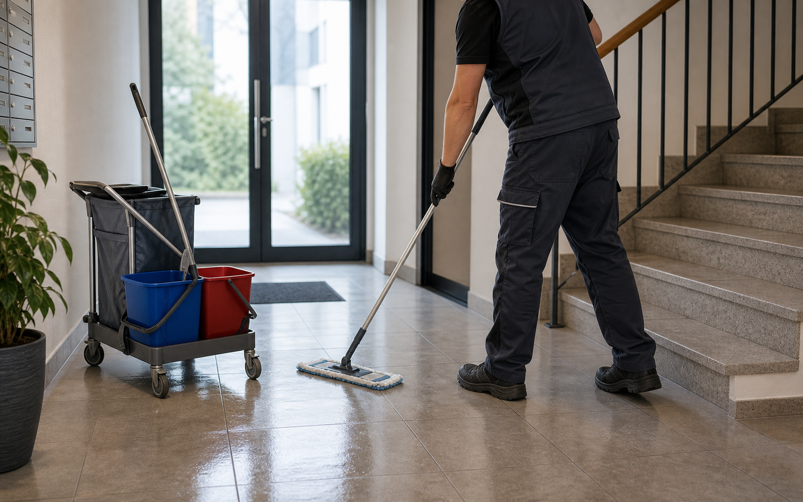 Außen- und Eingangsbereiche bei Hausmeisterservice Lübeck
